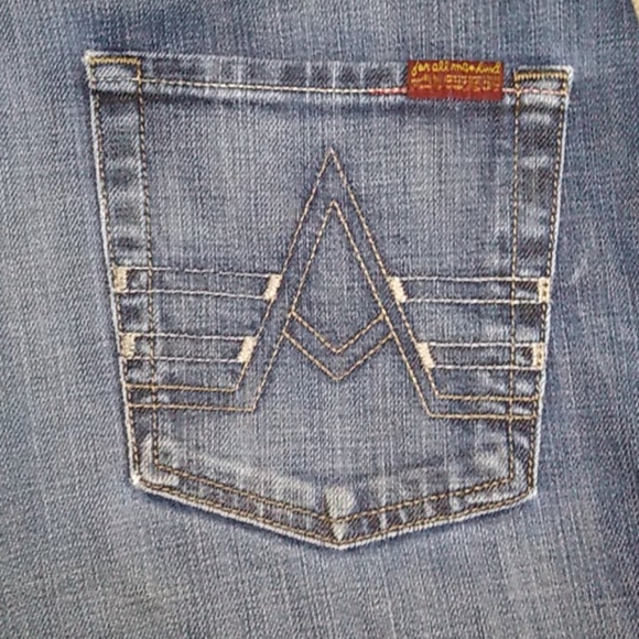 7 for all mankind "A" Pkt Relaxed button fly Denim - Picture 2 of 7